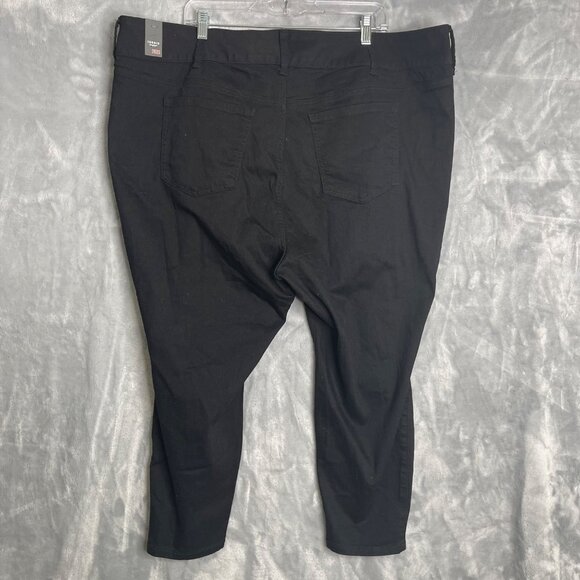 New Torrid Jegging Skinny High Rise Jean Destructed Black Womens Plus Size 26 XS - Picture 2 of 11
